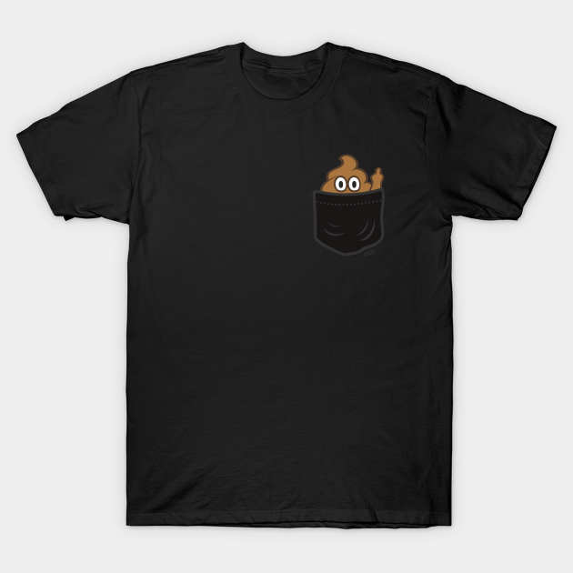 Pocket Poop Emoji Finger Emoji TShirt TeePublic